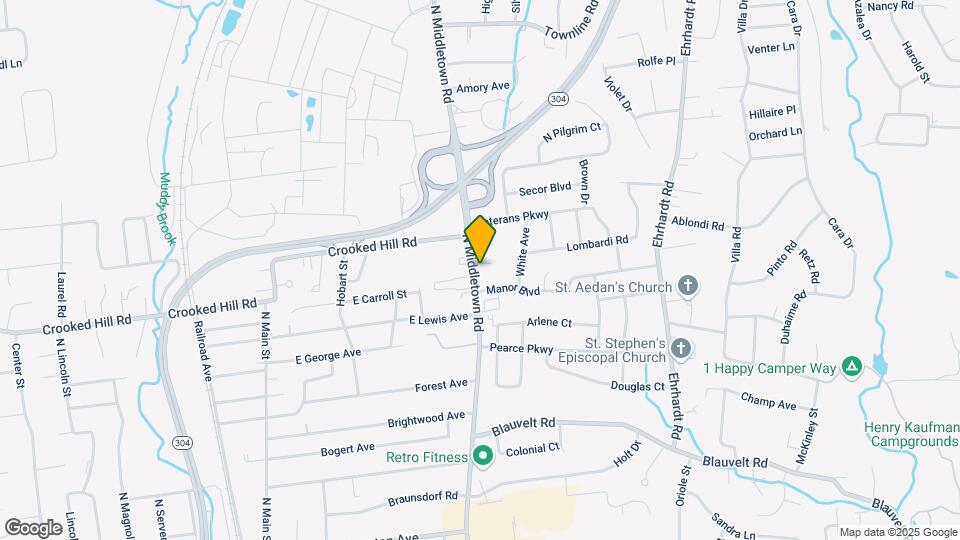 280 N Middletown Rd Map and Location Details