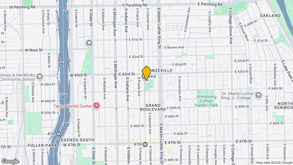 4326 S Calumet Ave Map and Location Details