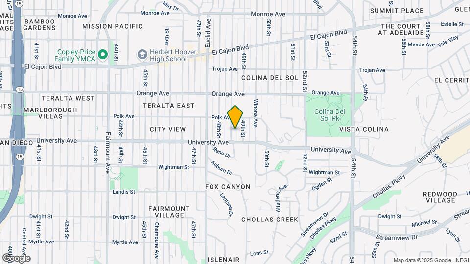 4039-4041 Estrella Ave Mapa y Detalles de la Ubicación