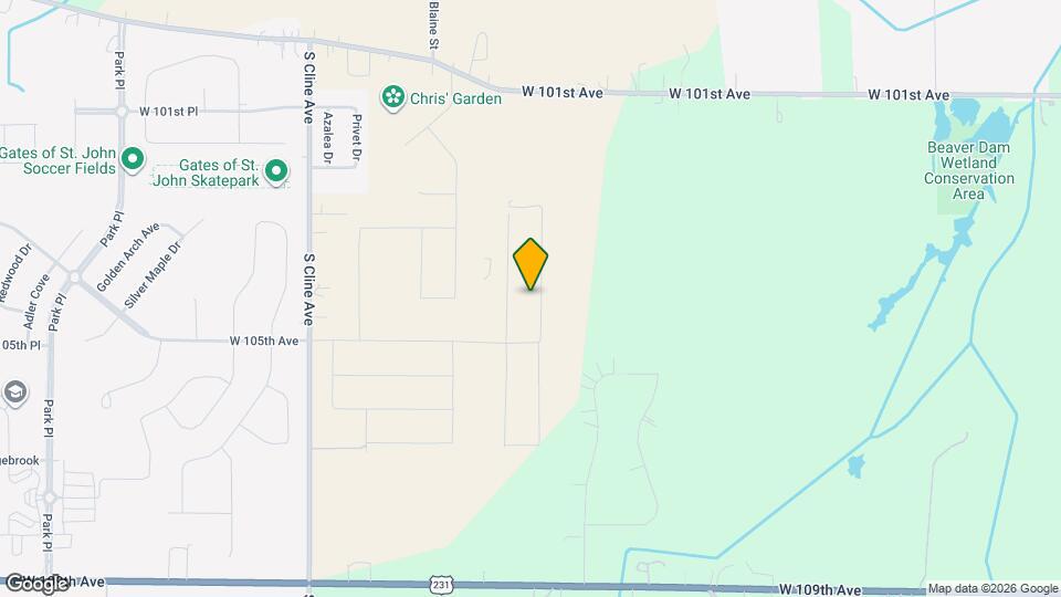 10438 Morse Pl Map and Location Details