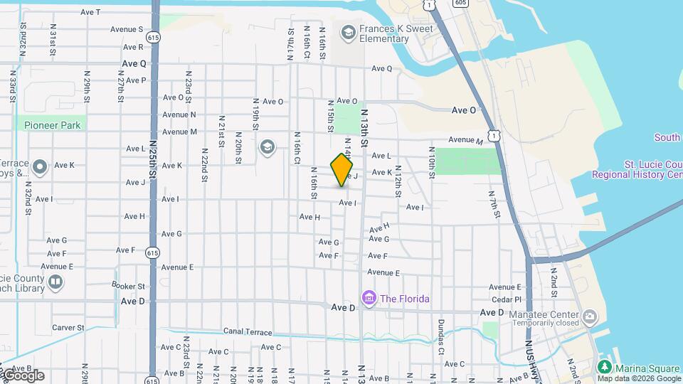 1405 Edgewood Terrace Map and Location Details