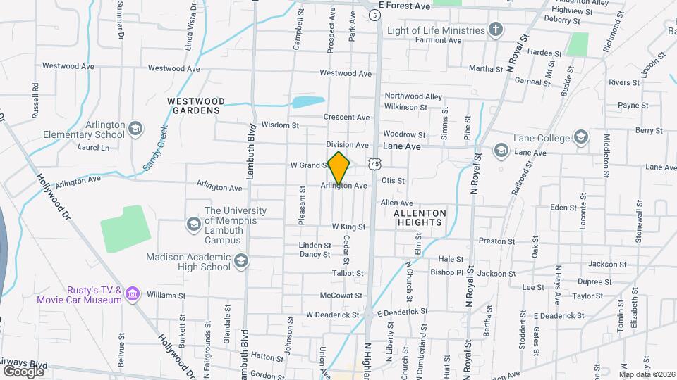 150 Arlington Ave Map and Location Details