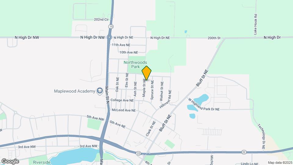 835 Maple St NE Map and Location Details