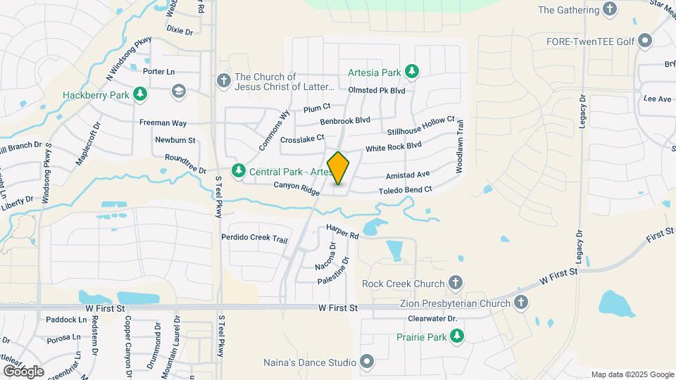 1604 Medina Ln Map and Location Details