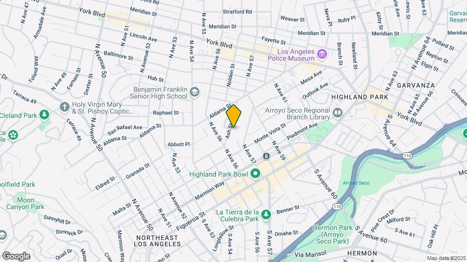 5636 Ash St Mapa y Detalles de la Ubicación