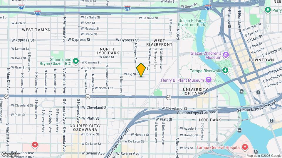 1325 W North B St Map and Location Details