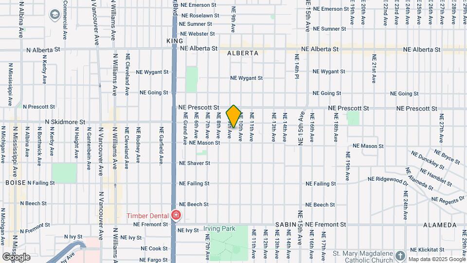 4206 NE 9th Ave Map and Location Details