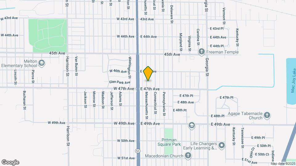 4667 Massachusetts St Map and Location Details