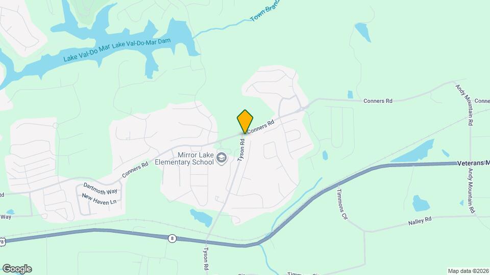 2043 Reflective Waters Rd Map and Location Details