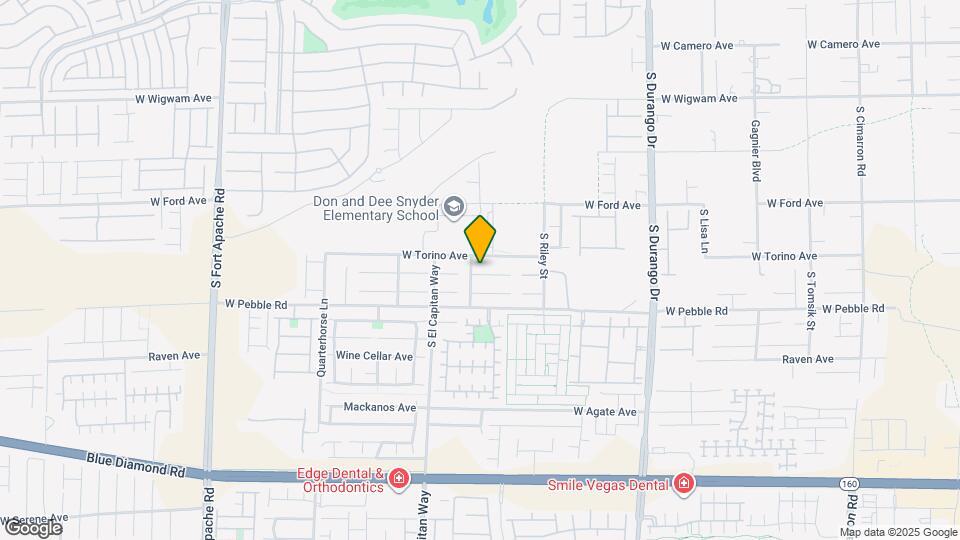 8922 Skyline Peak Ct Mapa y Detalles de la Ubicación