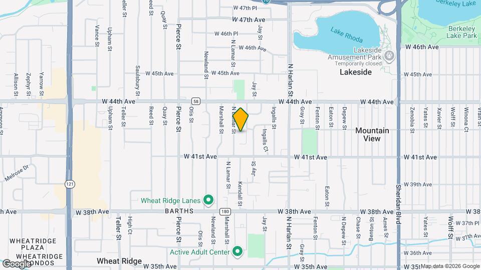 4285 Kendall St Map and Location Details