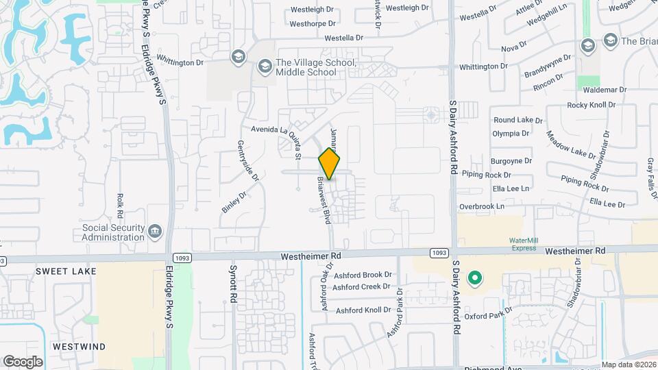 2313 Briarwest Blvd Map and Location Details
