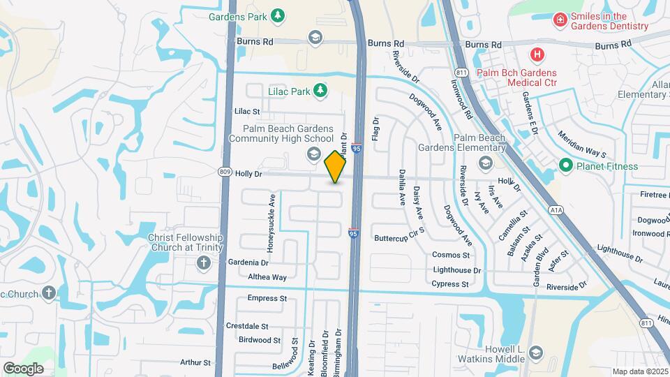 4091 Lakespur Cir N Map and Location Details