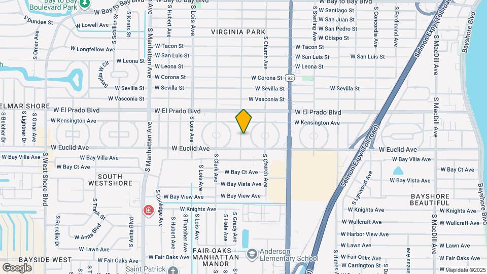 3614 S Grady Ave Map and Location Details