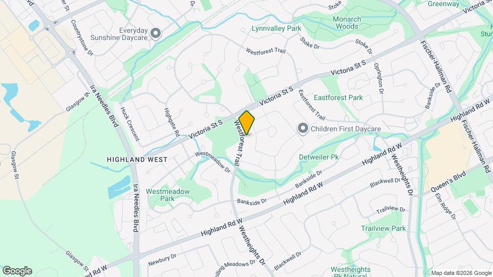 407 Westforest Trail Map and Location Details