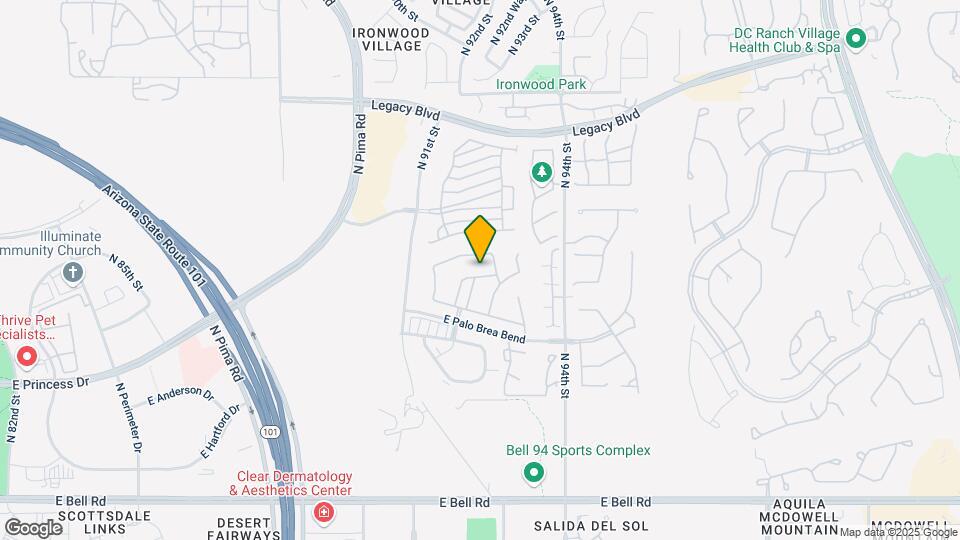 9260 E Desert Village Dr Map and Location Details