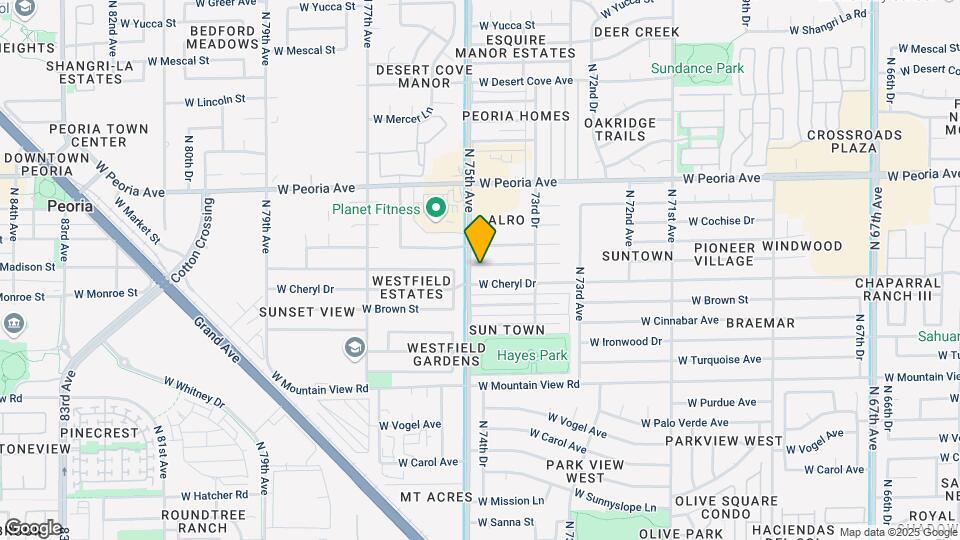 7475 W Beryl Ave Map and Location Details