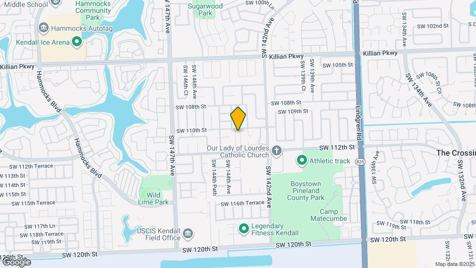 14350 SW 110th Terrace Mapa y Detalles de la Ubicación