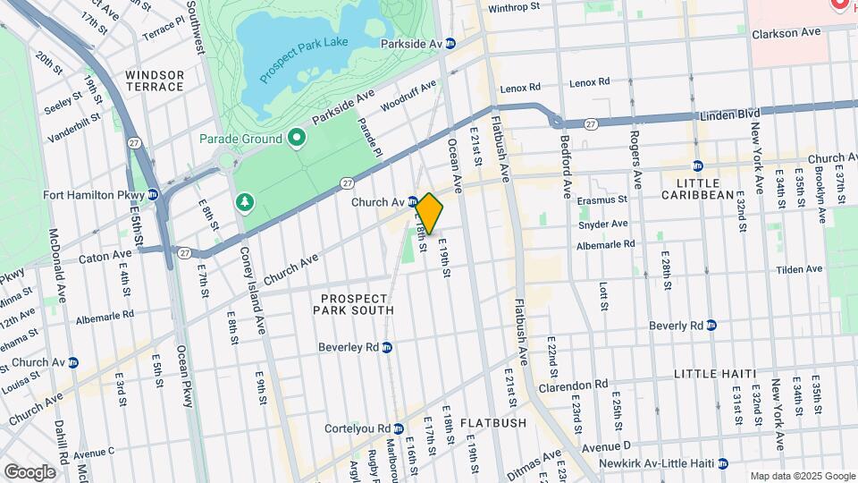 125 E 18th St Map and Location Details