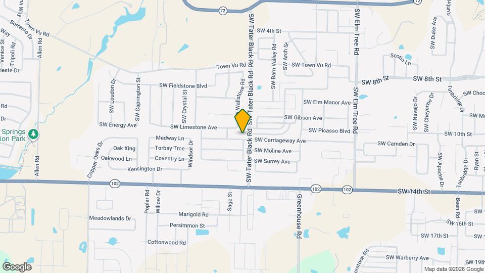 4102 SW Chapelstone Ave Map and Location Details