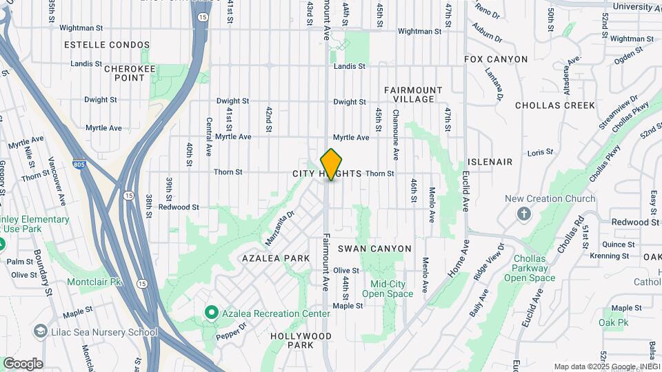 3209-15 Fairmount Ave Map and Location Details