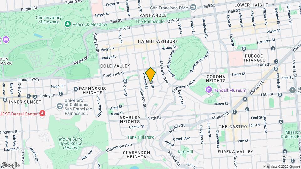903 Ashbury St Mapa y Detalles de la Ubicación
