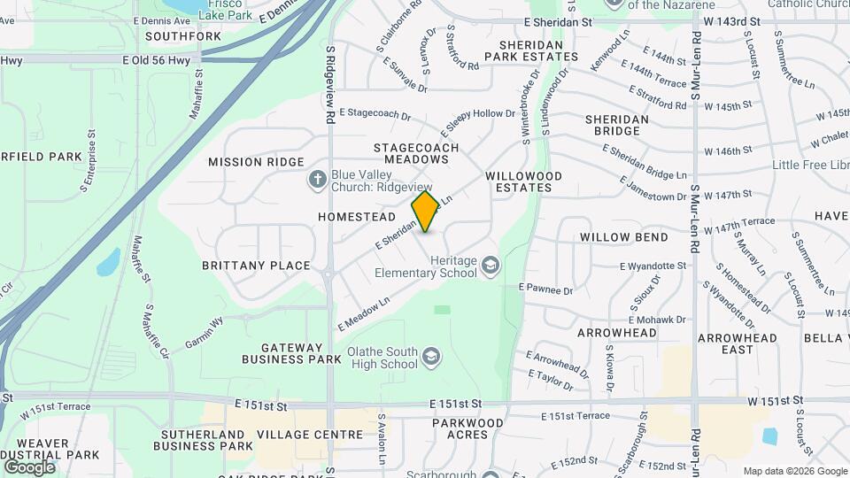 1404 S Montebello Ln Mapa y Detalles de la Ubicación