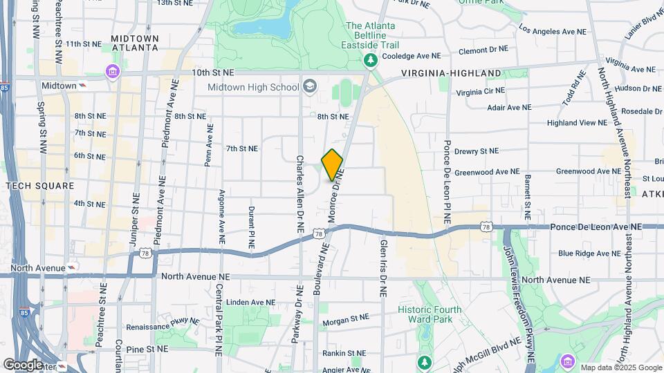 784 Monroe Dr Map and Location Details