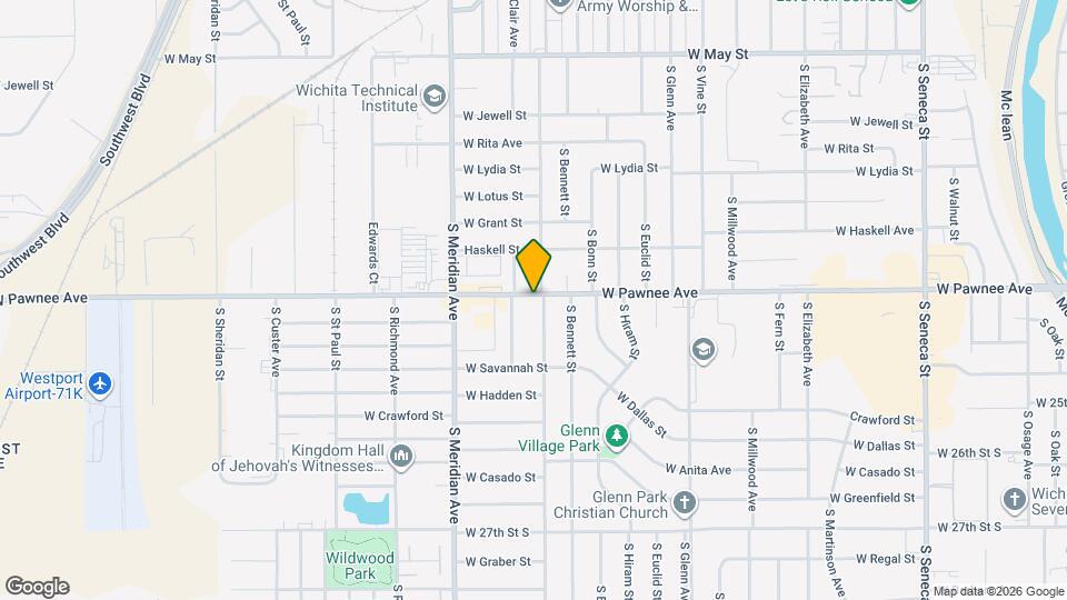 2403 S Everett St Map and Location Details