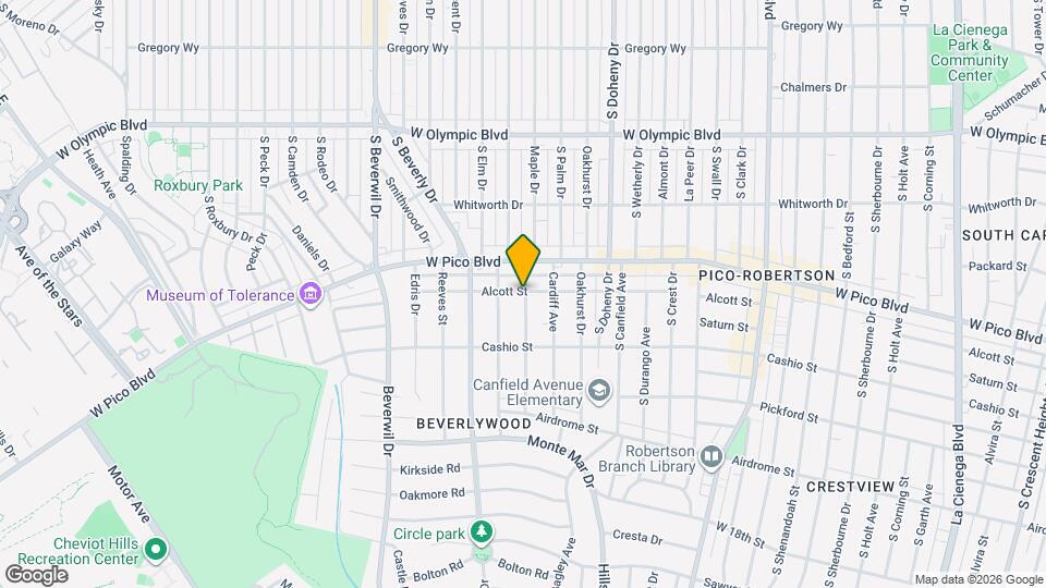 9300 Alcott St Map and Location Details