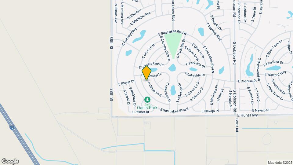 9018 E Citrus Ln S Map and Location Details