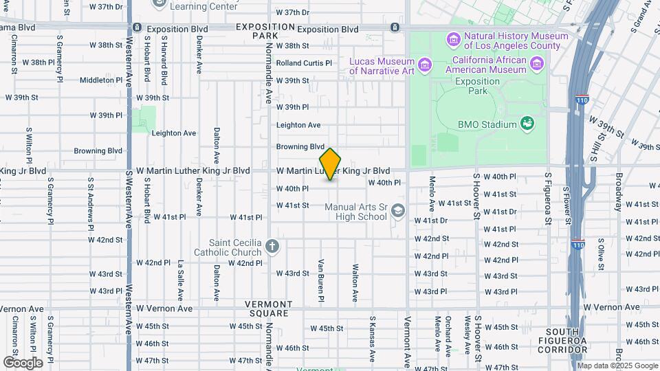 1209 W 40th Pl Map and Location Details