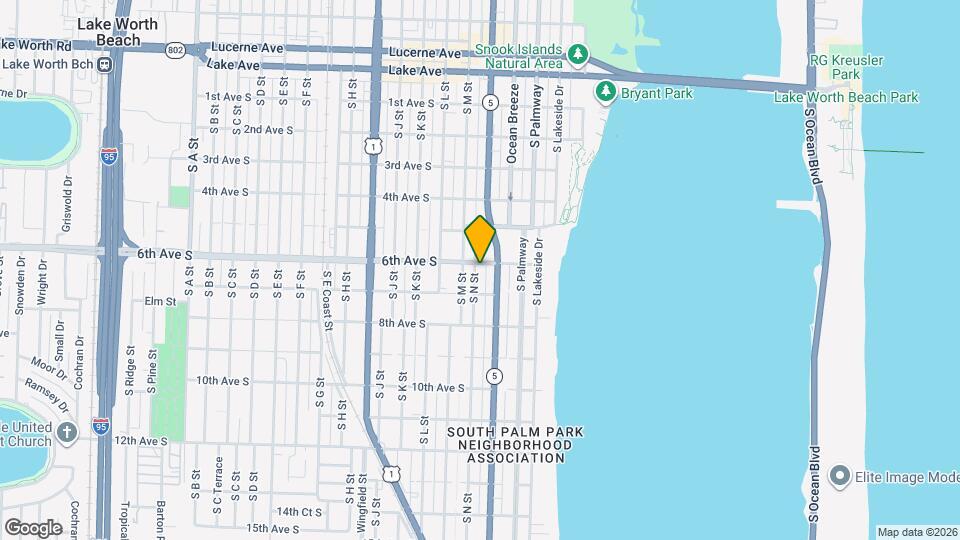 606 S Center St Map and Location Details