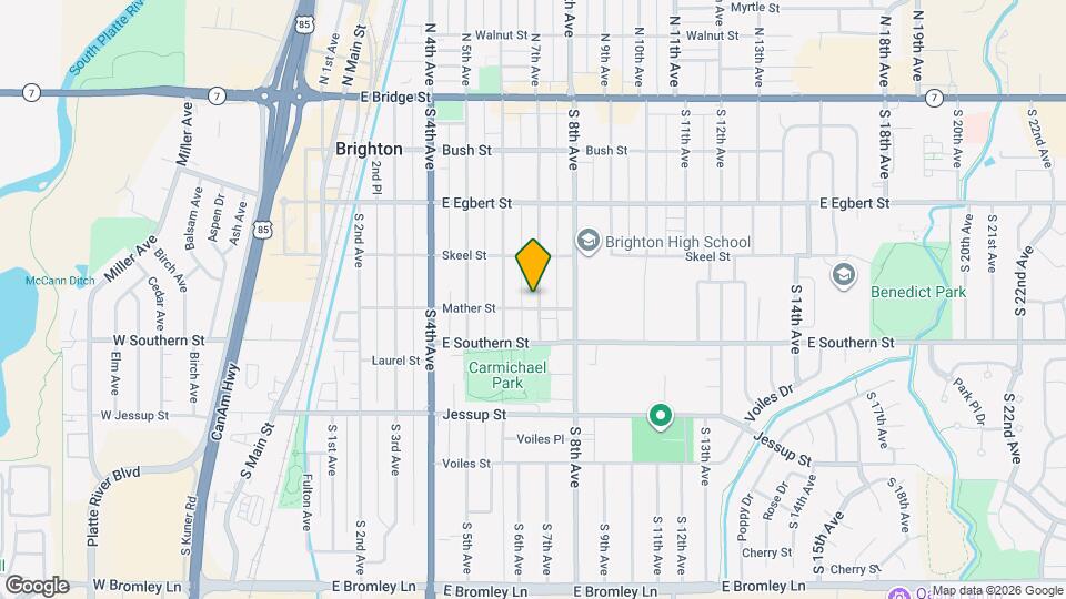 365 S 7th Ave Map and Location Details