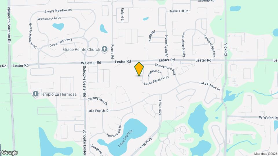 1605 Shadowood Ct Mapa y Detalles de la Ubicación