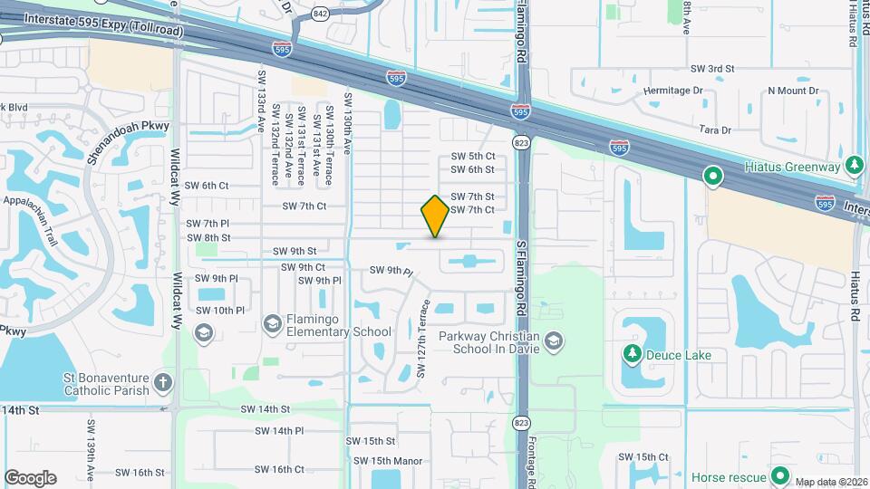 12683 SW 8th Ct Map and Location Details