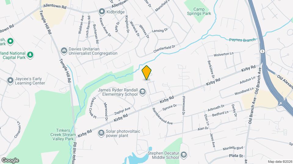 5502 Trout Run Rd Map and Location Details