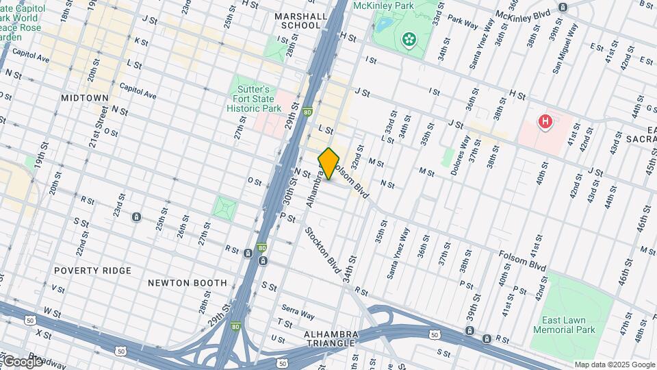 3124 N St Map and Location Details