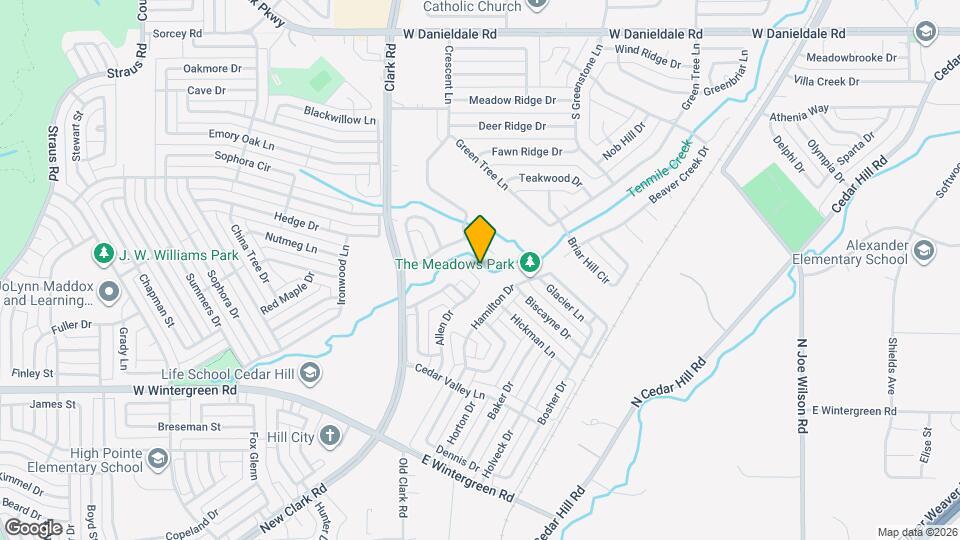 1616 Allen Dr Map and Location Details