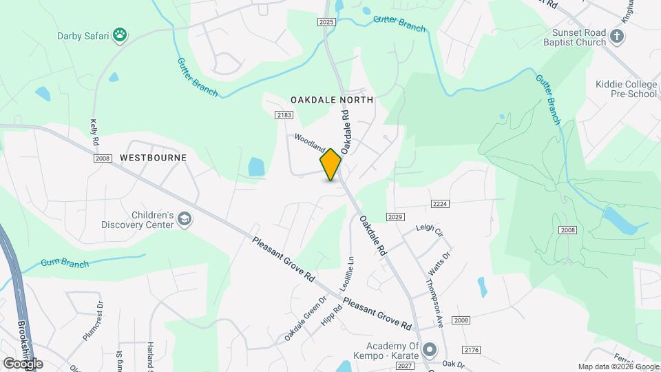 2525 Oakdale Rd Map and Location Details