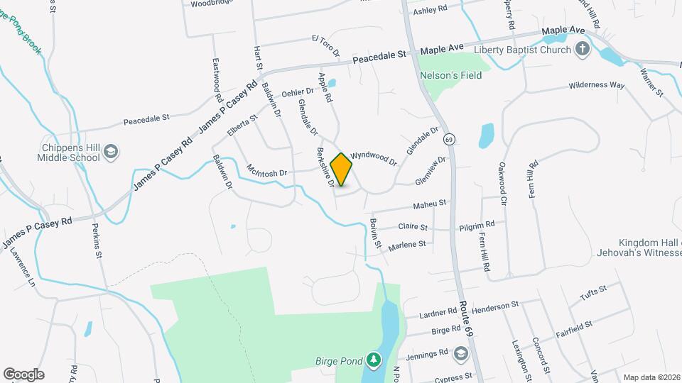 36 Woodcrest Dr Map and Location Details