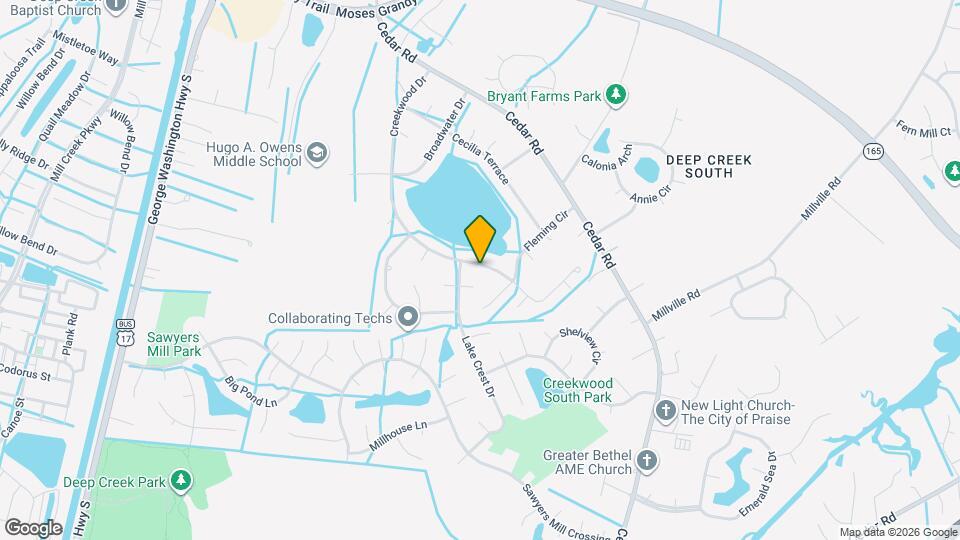 636 Creekwood Dr Map and Location Details