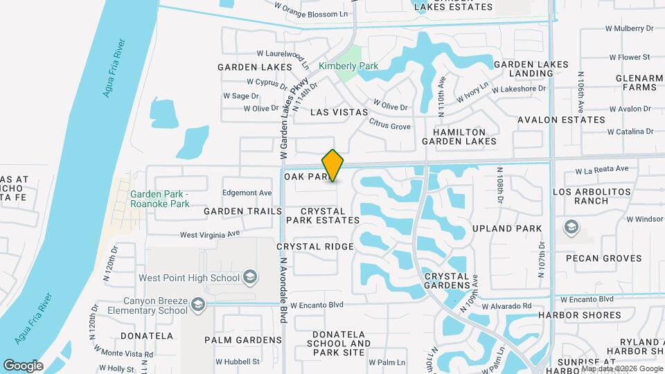 11406 W Edgemont Ave Mapa y Detalles de la Ubicación