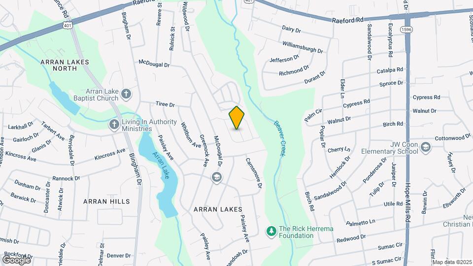 1424 Tangora Ln Map and Location Details