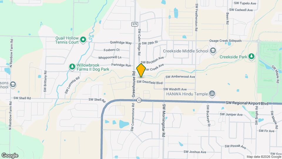 3602 SW Deerfield Blvd Mapa y Detalles de la Ubicación