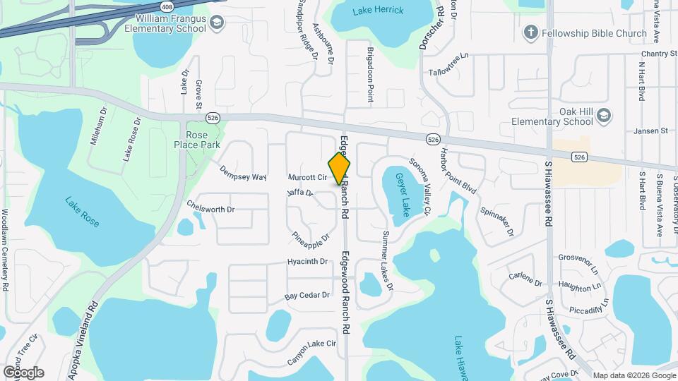 341 Minneola Dr Map and Location Details