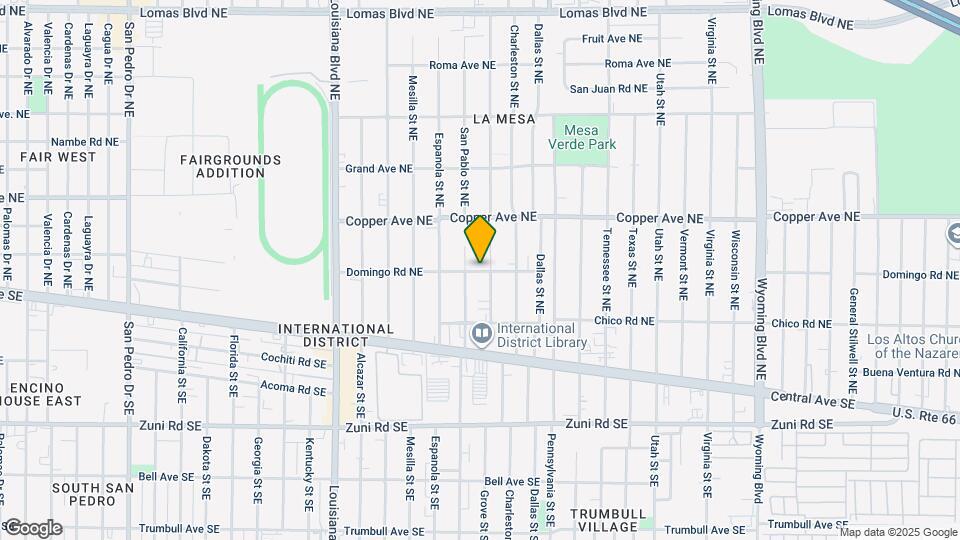 7612 Domingo Rd NE Map and Location Details
