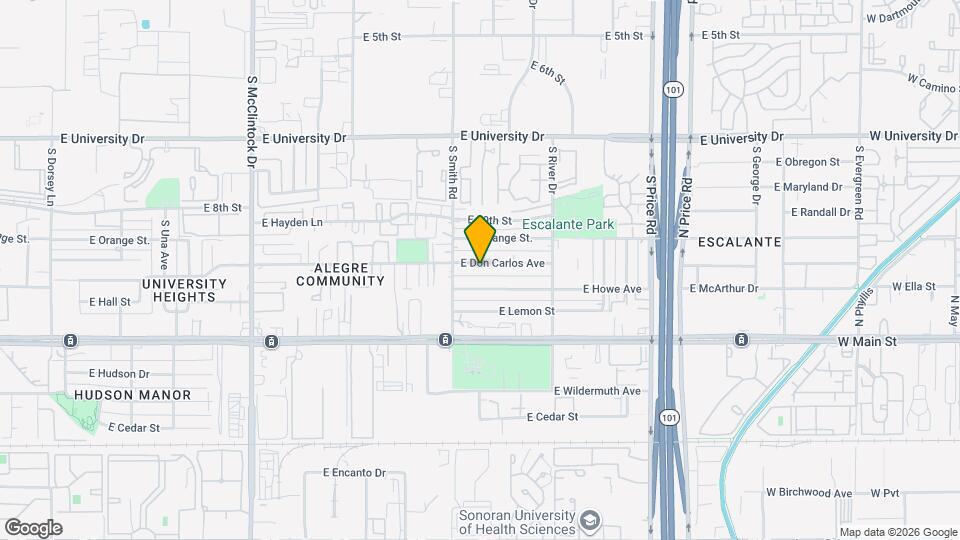 2025 E Don Carlos Map and Location Details