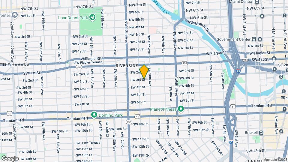 1036 SW 3rd St Map and Location Details