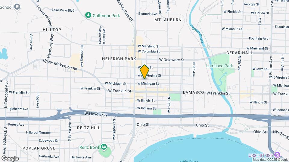 2301 W Michigan St, Unit D Map and Location Details